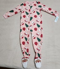Cute Christmas Pj's by "Carters COM". Pink, Size 4T, NWT  523 