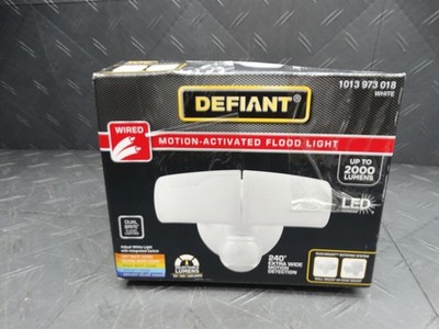 Defiant MaxDetect 240° Motion Sensing Wired Outdoor LED Security Flood Light