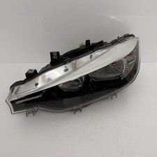 BMW 3 SERIES PASSENGER SIDE LEFT HALOGEN HEADLIGHT F30 LCI 2015 2018 DAMAGED