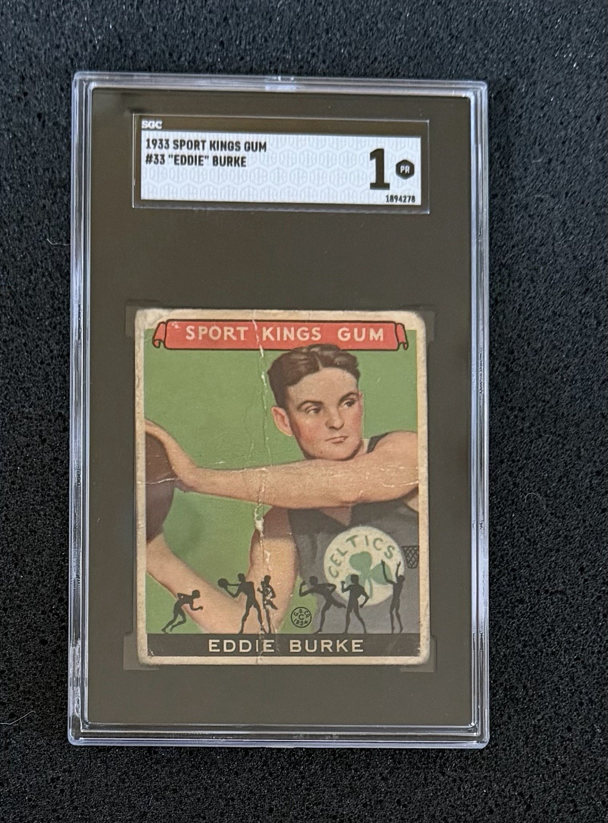 1933 Sport Kings - #33 Eddie Burke - SGC 1