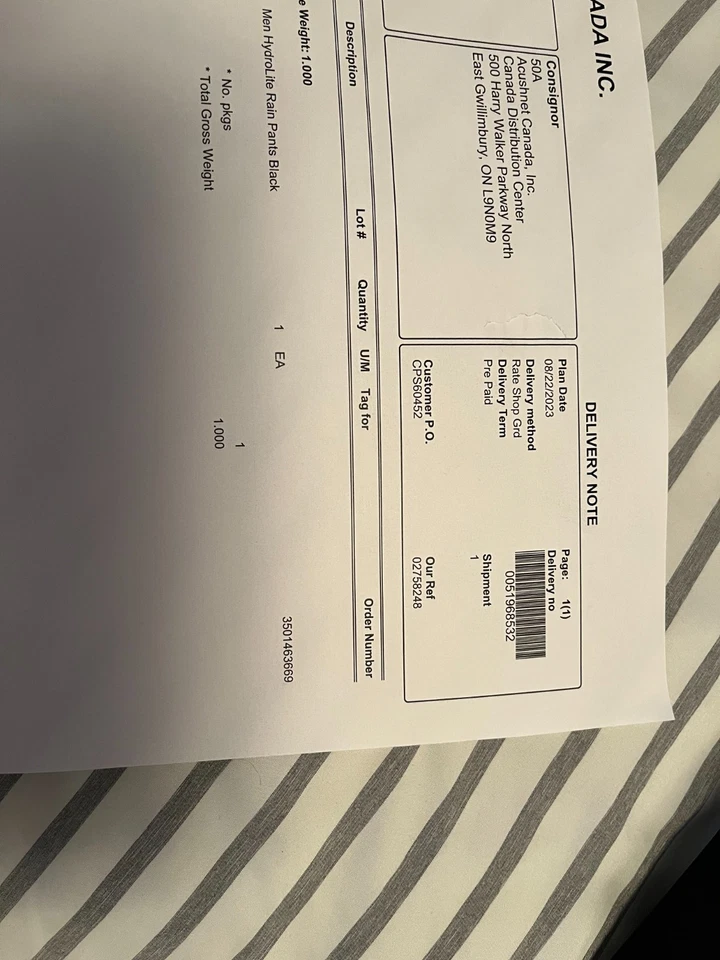 NEW FOOTJOY HYDROLITE X RAIN PANTS BLACK LONG MEDIUM - Image 3 of 3