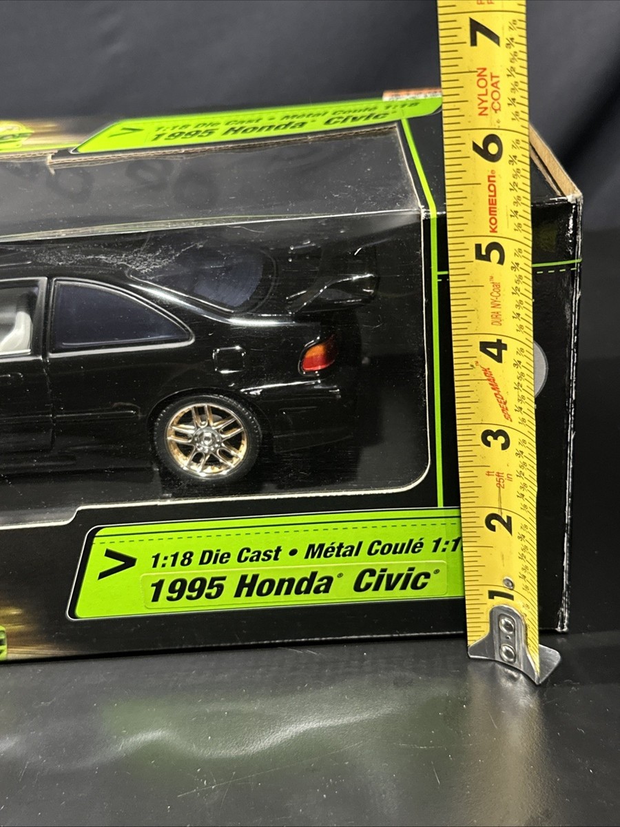 Fast & The Furious Honda Civic 1995 Diecast 1/18 Scale American