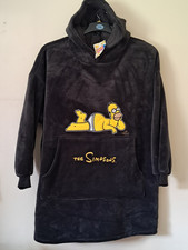 Simpsons Homer Snuddie Snoodie Snuggle Oversized Hooded Fleece Mens L/XL