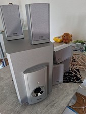 Tevion Subwoofer Mit Lautsprecherboxen und Kabel