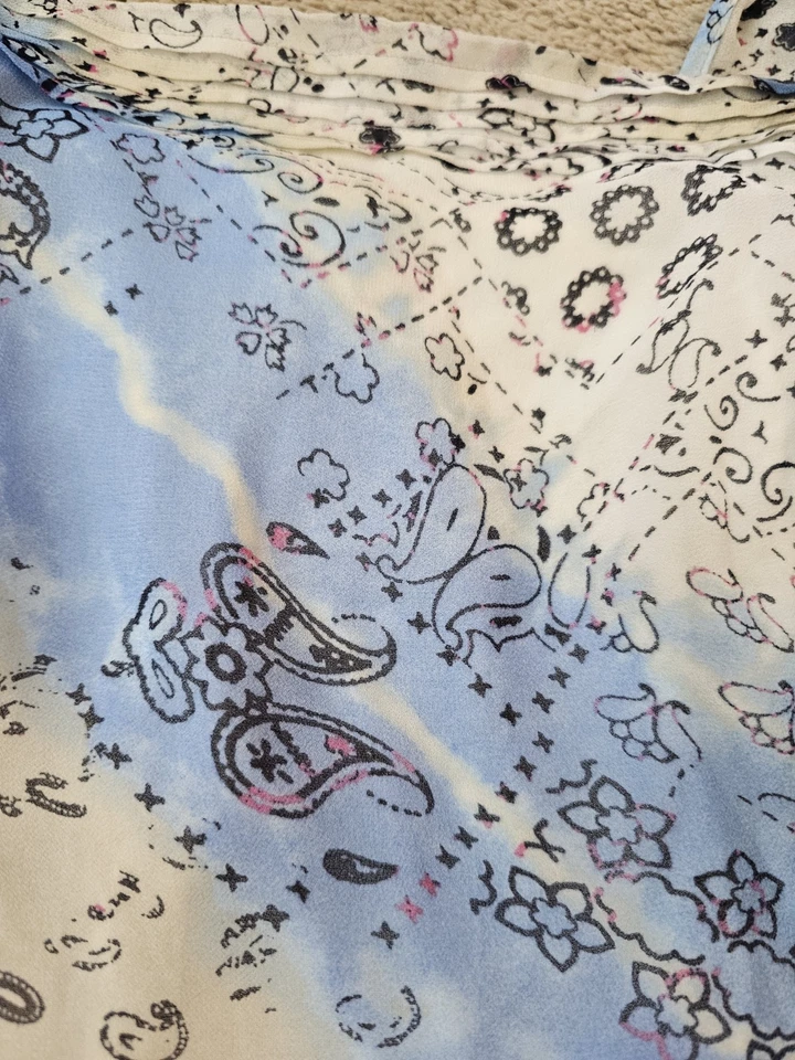 Vera Wang Princesa Mameluco Juniors Mameluco Grande Forrado Transparente Volantes Correas Boho Foto 4 de 4