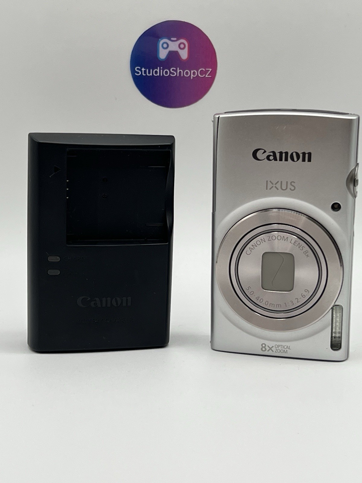 Canon IXUS 175 Silver 20MP CCD PowerShot ELPH IXY 180 Digital Camera image 2