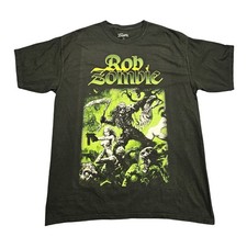 Rob Zombie 2022 Tour Black Graphic Tee Horror Metal Live Concert Music