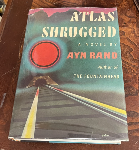 Atlas Shrugged by Ayn Rand HBDJ 22nd Printing - Picture 2 of 9