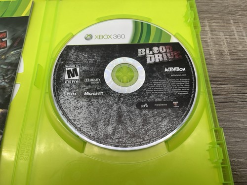 Blood Drive (Microsoft Xbox 360, 2010) Complete with Manual CIB - Picture 4 of 7