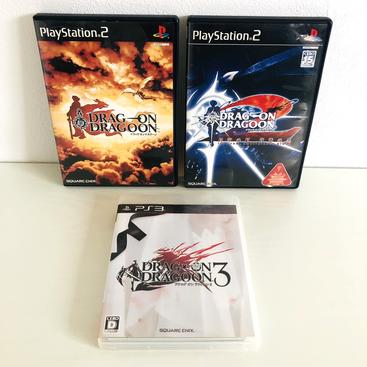 Drag-On Dragoon 1 2 3 PS2 PS3 3 Games PlayStation2 Square Enix