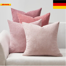 Kordsamt-Kissenbezüge | 4er-Set 40x40 cm | Farbverlauf-Design