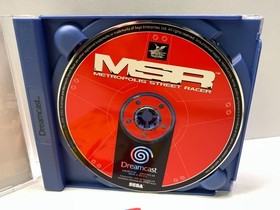 METROPOLIS STREET RACER MSR - SEGA DREAMCAST - USED WORKING PERFECTLY