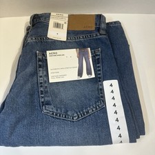 Aeropostale Women's 4 High Rise Vintage Inspired Full Wide Leg Jean