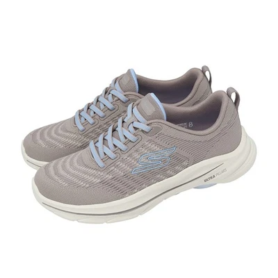 Skechers Go Walk 8 Taupe Blue Women Casual Lifestyle Walking Shoes 125920-TPBL - Photo 1/4
