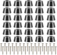 MöBelfüßE GummifüßE Runde 30 StüCk Schraubbar 22Mm FüR MöBel Schutz Vor Kratzern