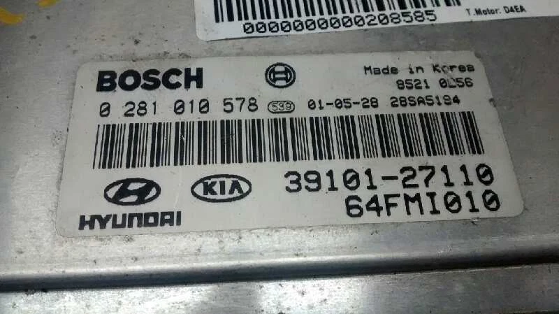 centralina motore HYUNDAI TRAJET FO 2.0 CRDI GLS 2001 208585 - Immagine 2 di 4