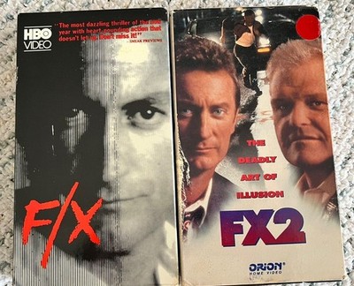 F/X & FX2 Deadly Art of Illusion VHS Set - Bryan Brown, Brian Dennehy