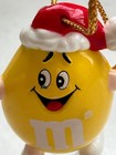 M & M Christmas Candy Topper Ornaments Lot Of 3 Red Green Yellow 1989 — photo 6