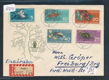 116421) Carta Reco 1959, RZ Freital 1 / D24, Juego Animales Protección Naturaleza