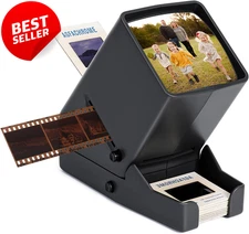 35mm Slide Film Viewer 3X Magnifier LED Lighted USB Powered Photo Negative US