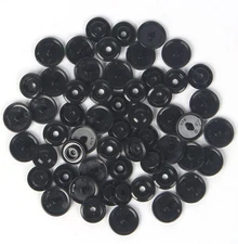 200 KAM Size 20 T5 Resin Plastic Snaps for Clothing Crafts