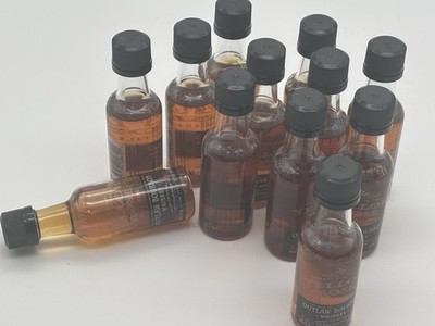12x Yellow Rose Outlaw Bourbon Whisky Amerika 50ml Miniatur 46%