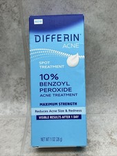 Differin Acne Spot Treatment with 10 Benzoyl Peroxide, Maximum Strength 4/2026