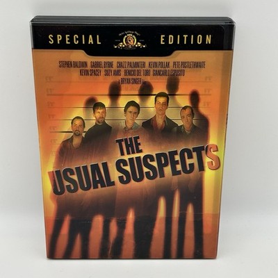 The Usual Suspects [DVD] MGM Gabriel Byrne Stephen Baldwin 2002 (w/ Slipcover)