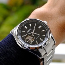 SEIKO SARY053 Presage Automatic Watch Stainless Steel Open Heart Timepiece