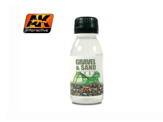 AK Interactive AAK00118 100ml - Sand and Gravel Fixer