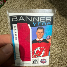 Upper Deck SP Game Used Banner Year BYD-SN Simon Nemec Devils Mem