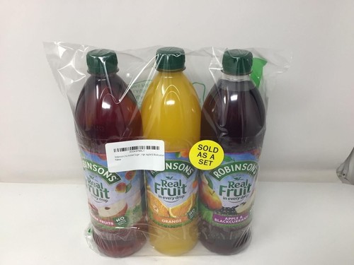 Robinsons No Added Sugar Fruit Squash 1L Variety of 3 (Summer Fruits, Orange,... - Picture 2 of 9