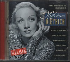 CD - MARLENE DIETRICH - UNVERGEßLICHE SCHLAGER ERFOLGE /  SEHR GUT ++ #P83#