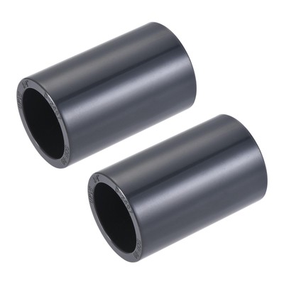 2Stück UPVC Rohrverschraubung 3/4'' 26,7mm ID SCH 80 DN20 gerader Gelenkverbinder