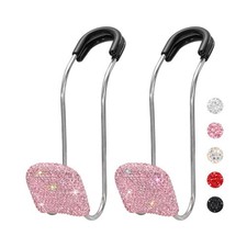 SAVORI Car Headrest Hooks Bling Car Accessories Rhinestones Universal Auto Ba...