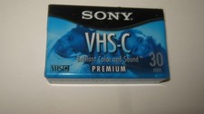 SONY VHS-C PREMIUM 30 MINUTE RECORDING TAPE SEALED