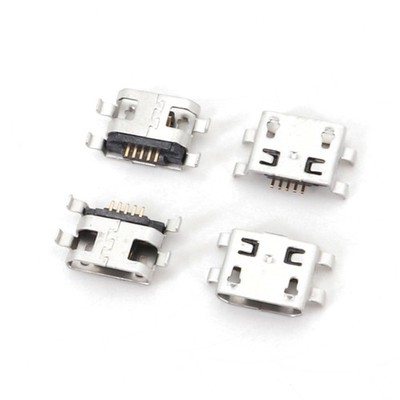 20Pcs Micro USB Type B 0.8 SMT Flat Port 5Pin Female Socket PCB Jack Connector