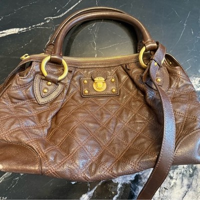 バッグ MARC JACOBS Vintage Satchel Bag y2k 00s Marc Jacobs Vintage 90s y2k Leather Brown Satchel Bag | eBay