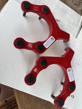 2018-2025 Jeep Wrangler Jl Jt Oem Front Bumper Red Pair Tow Hooks 68599396aa