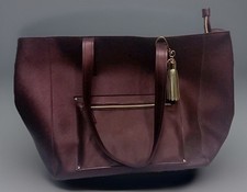 Bath  body Works VIP Tote BAG Black Friday Limited Edition Purse Burgundy NEW