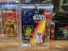 Star Wars Potf2 Canadian Uncut /square Card Foil R2d2 1995 UKG 85