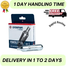 CO2 CARTRIDGE Gun Gas Pellet Airsoft BB Pellet 12 Gram Crosman 5 pack