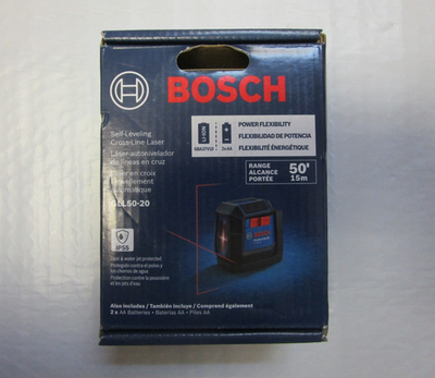 #ad Bosch GLM50 20 self level cross line laser $38.95