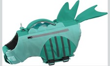 EMUST Dog Floating Vest, Shark Life Jacket, Pockets Design Small Dog Vests XL...