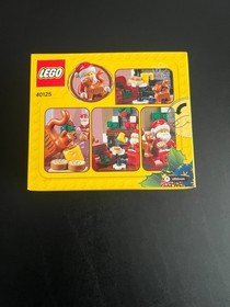 LEGO Holiday SANTA'S VISIT Set # 40125 living room SANTA stocking  - New Sealed