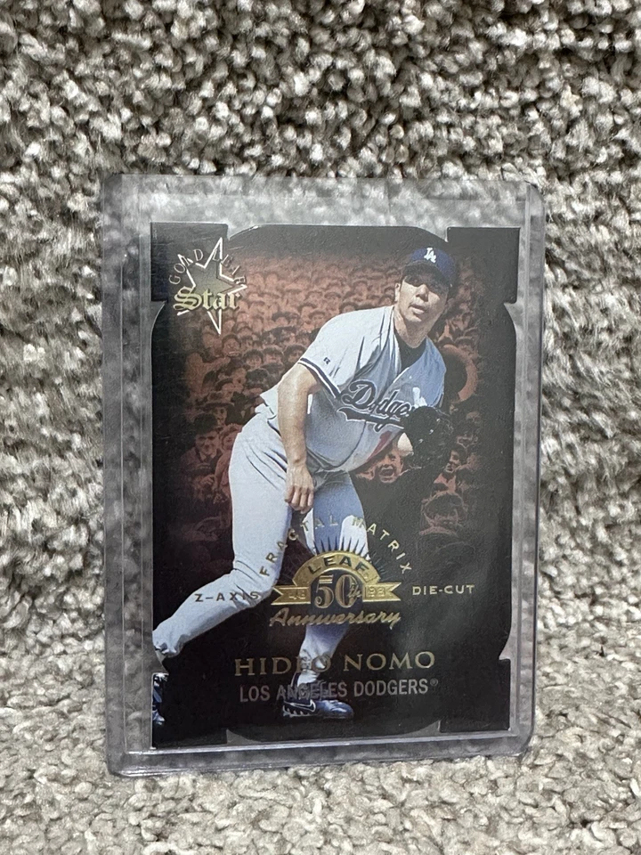 Hoja Fractal Matrix 1998 troquelado/100 Hideo Nomo (eje Z de bronce) #176 Foto 3 de 3