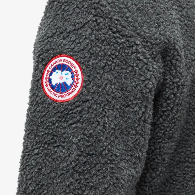 CANADA GOOSE Kelowna Fleece Jacket Wool Blend Iron Size