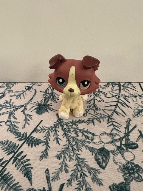 Collie 1262 Lps Tan Collie Emilys Doll Lps Collie 1262 Tan And Red