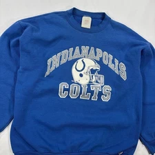 Vintage Logo 7 Indianapolis Colts NFL graphic crewneck sweatshirt AN58147