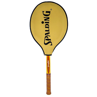 Vintage NOS Spalding Rosemary Casals Woodstar Racquet Yellow Tennis Racket